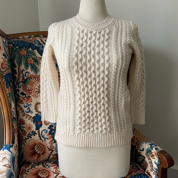 J. Crew Sweaters - Creamy Knit Wool Sweater J Crew